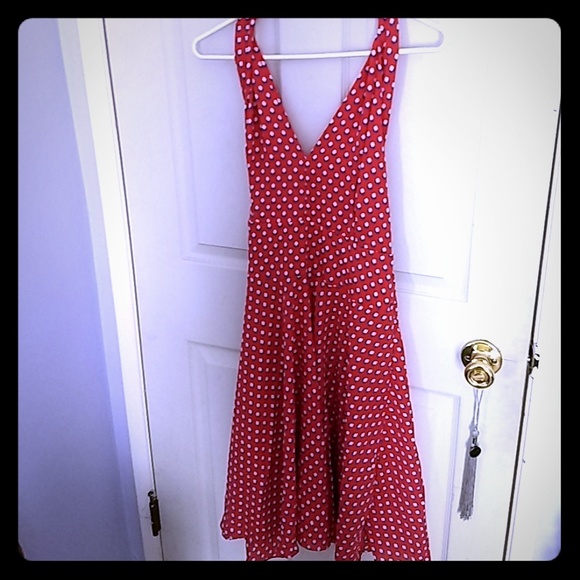 Perfect Red Vintage-Style Dancing Dress - Picture 1 of 3